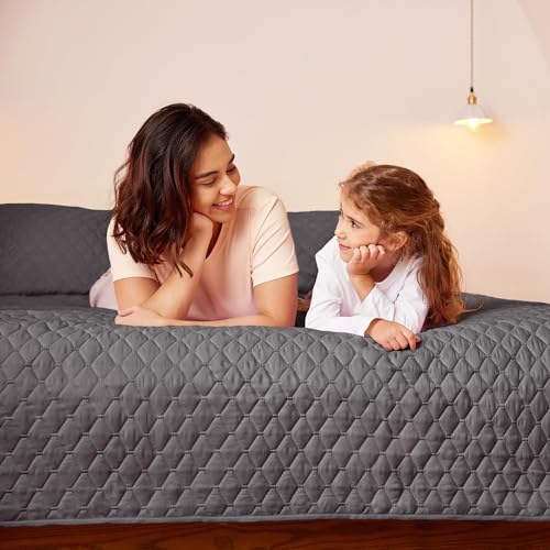 Exclusivo Mezcla Reversible Full Queen Quilt Set with 2 Pillow Shams