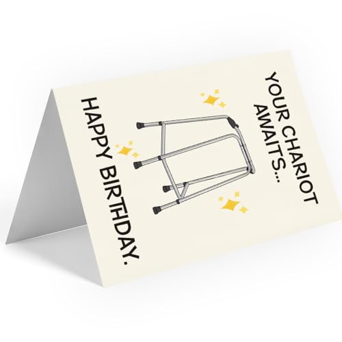 Funny Birthday Card - Unique 5x7 Inch Card for All Celebrations