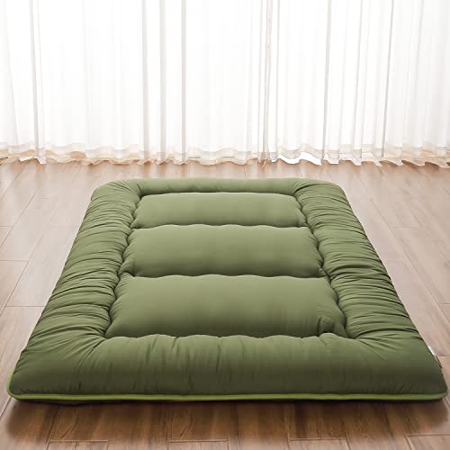 Japanese Floor Futon Mattress - Portable Roll-Up Tatami Sleeping Mat