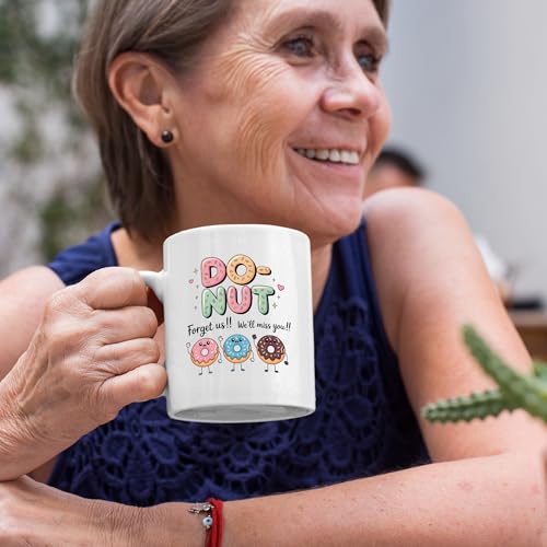 Panvola Retirement Ceramic Mug 11oz White Funny Gift for Colleagues