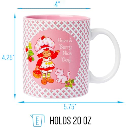 Silver Buffalo Have a Berry Nice Day Strawberry Shortcake Mug 20oz