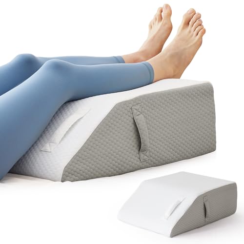 Memory Foam Leg Elevation Pillow for Swelling & Pain Relief - 23.6x16.8x8in