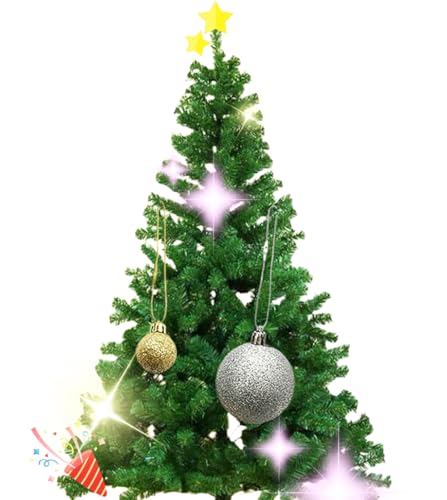 BEAUTOPE 200Pcs Christmas Ornament Hangers Snap Locking Ropes Gold
