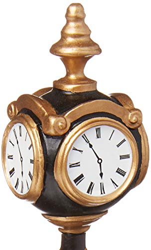 Department 56 Uptown Clock Village Accessory Figurine - 5.55 Inch Hand-Painted Decor