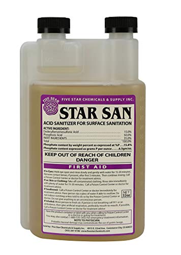 Star San 32 Oz High Foaming Acid-Based No-Rinse Sanitizer
