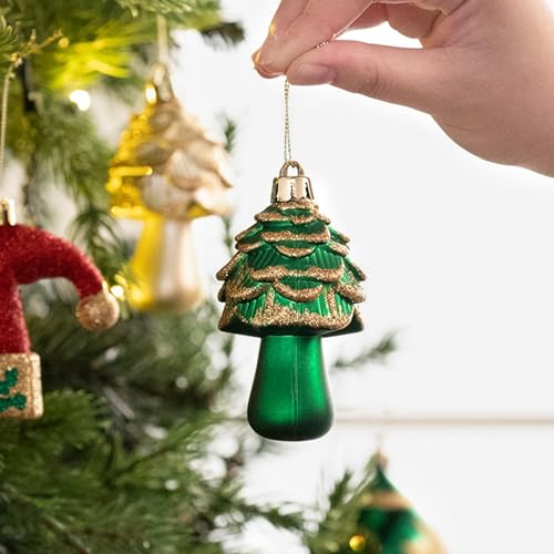 Valery Madelyn 70ct Christmas Tree Ball Ornaments Set - Rustic Red Green Gold, Large Variety
