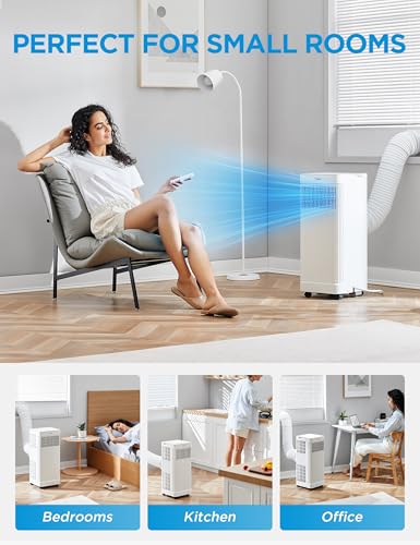 Portable Air Conditioner 8500 BTU with Smart App and Remote Control