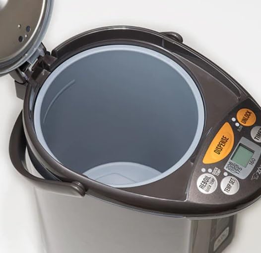 Zojirushi Micom Water Boiler and Warmer 4.2 Quarts / 4L Silver - Digital Temperature Control & Keep Warm