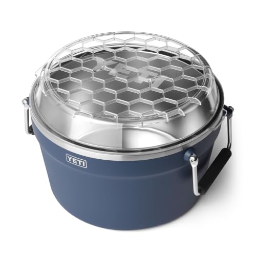 YETI Rambler Beverage Tub Navy - Insulated Cooler for Drinks & Bottles