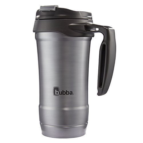 Bubba HERO 18 oz Vacuum-Insulated Stainless Steel Travel Mug with Handle, Gunmetal