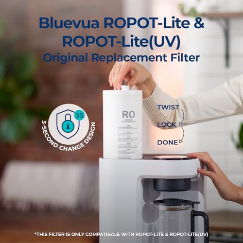 5-in-1 Countertop Reverse Osmosis Water Filter Replacement, NSF Certified