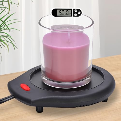 Electric Candle Warmer and Mug Warmer for Large Jars, Coffee, and Tea