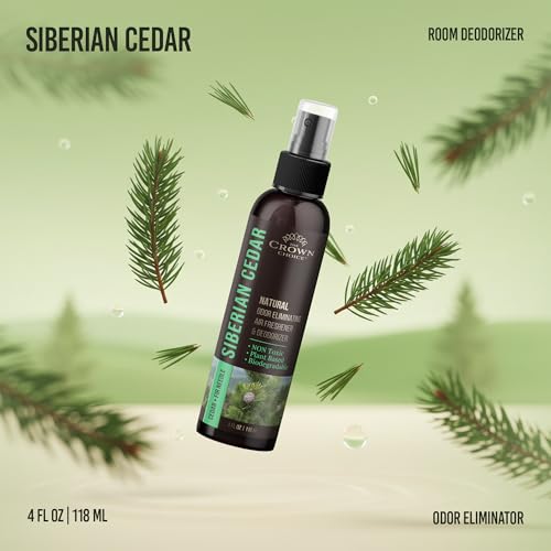 Natural Cedar Odor Eliminator Spray for Home, Closets, and Pet Odors