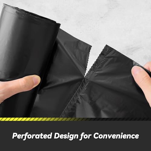 55-60 Gallon Commercial Trash Bags - 100 Pack Heavy Duty Can Liners