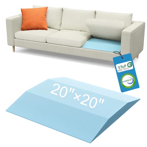 Sagging Couch Cushion Support Pad - 20" x 20" x 2" High-Density Firm Foam Insert
