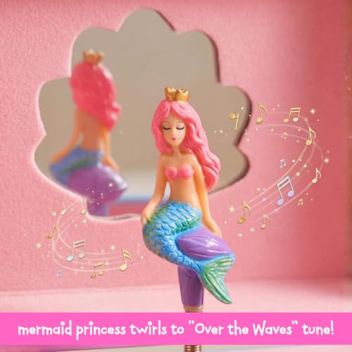Jewelry Box for Girls - Musical Mermaid Design with Storage Compartments