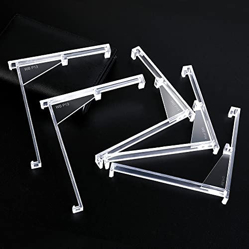3.5 Inch Vertical Blind Valance Clips - Clear Plastic Replacement Parts (4PCS)