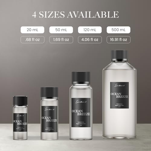 Ocean Breeze Fragrance Oil for Diffuser - 500ml Hotel Scent Refill