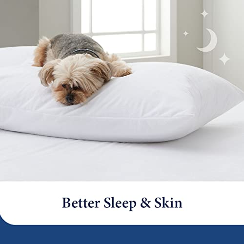 Waterproof King Size Pillow Protectors - Bamboo Rayon Cooling Set of 2