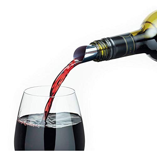 WineDisc Drop Stopping Flexible Pour Spout – Reusable Bottle Dispenser (Variation 1)