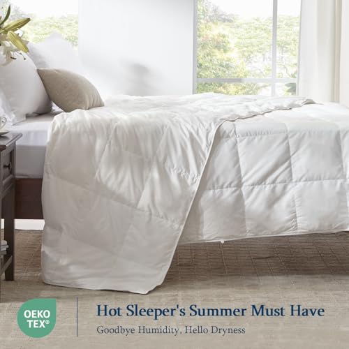 Summer Down Comforter King Size - Lightweight Duvet Insert 106x90
