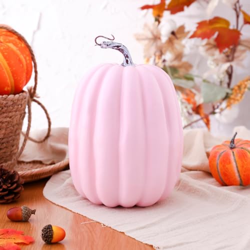8-Inch Artificial Foam Pumpkin for DIY Halloween and Autumn Home Decor