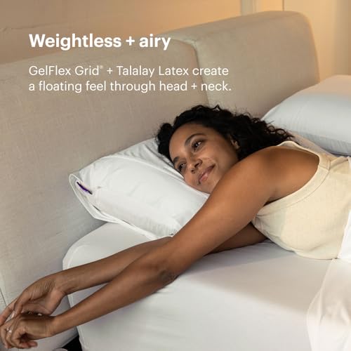 Purple Harmony Pillow - Cooling Gel & Latex, Medium Loft, Standard