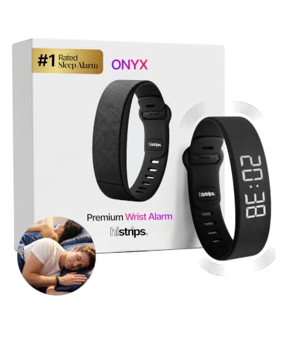 Silent Wrist Vibration Alarm Clock for Heavy Sleepers - Rechargeable Band