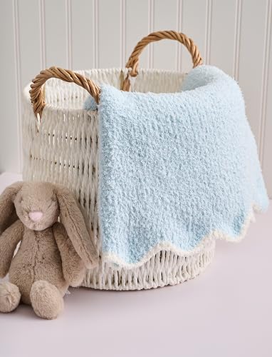 Woven Paper Rope Nested Baskets with Willow Handles, Set of 2
