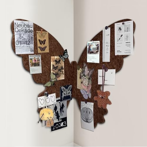 Butterfly Felt Bulletin Board 48x24 Inch - Decorative Pin Board Set