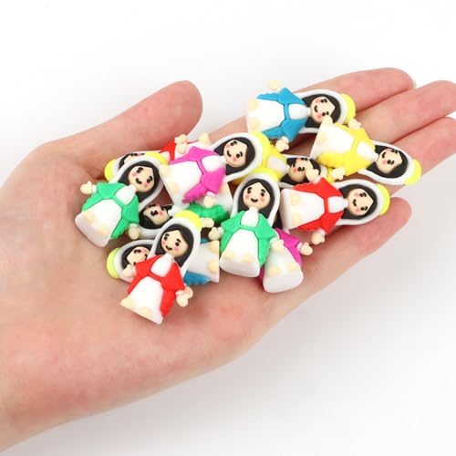 30-Piece Mini Virgin Mary Figurines - Religious Party Favors & Easter Fillers