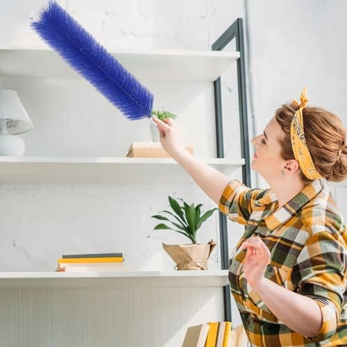 3-Piece Bendable Microfiber Fan Duster - Washable Ceiling Fan Cleaning Brush