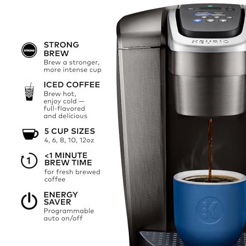 Single Serve Pod Coffee Maker with Temperature Control & Iced Setting