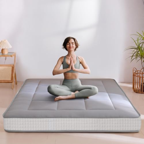 6-Inch Extra Thick Foldable Japanese Futon Floor Mattress - Queen Size
