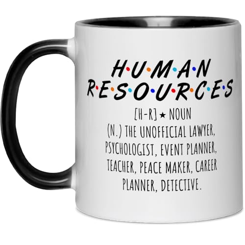 FUNNYUNCLE Human Resources Coffee Mug – Appreciation Gift for HR Professionals, 11oz Ceramic
