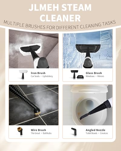 1050W Handheld Steam Cleaner with 12-Piece Accessory Kit – Multi-Surface