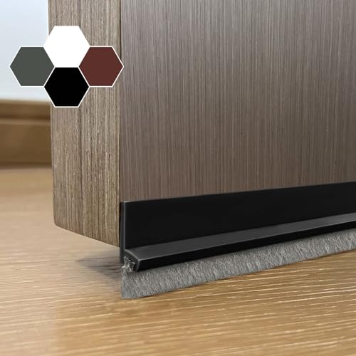 Self-Adhesive Silicone Brush Door Sweep - Under Door Bottom Seal Strip