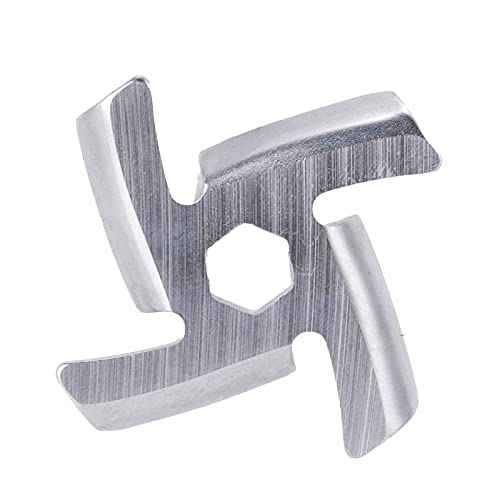 Size 5 Stainless Steel Meat Grinder Blade Replacement for Kitchen Mixers