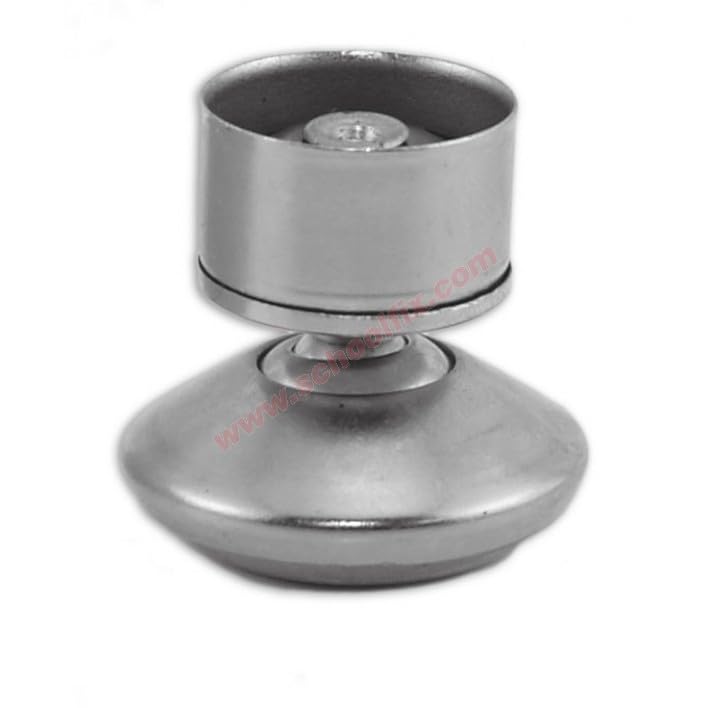 7/8'' Nylon Swivel Chair Glides with 30° Rotation for Furniture, Pack of 4