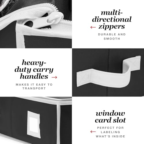 Wrapping Paper Storage Organizer Holder for 27 Rolls Black