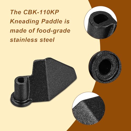 2 Pack Kneading Paddles for Cuisinart CBK-110 & CBK-110P1 Bread Maker - Replacement Accessories