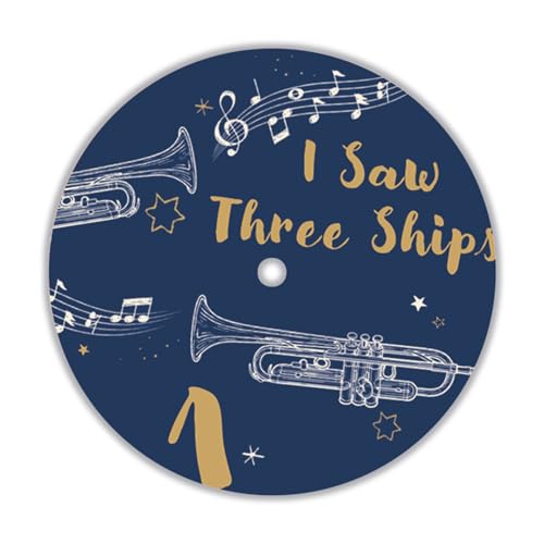 Coppenrath Midnight Musical Gramophone Advent Calendar with 24 Vinyl Records