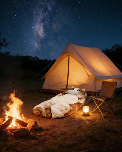 Giant Fluffy Cat Sleeping Bag for Adults – Soft Plush Animal Shaped Blanket