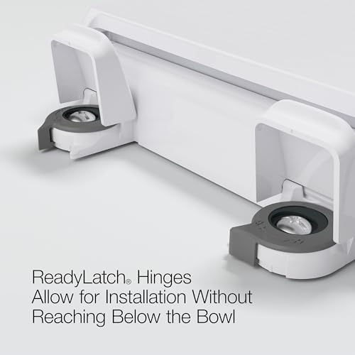 KOHLER Cachet ReadyLatch Elongated Slow Close Toilet Seat White