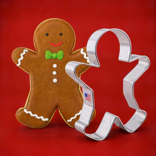 Ann Clark Extra Large Gingerbread Man Cookie Cutter 5-1/4 Inches - Made in USA