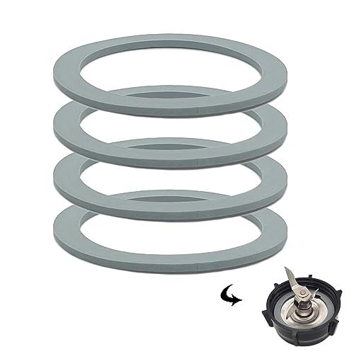 Rubber Blender Gasket Replacement Rings - 4 Pack, 2.59-inch Diameter
