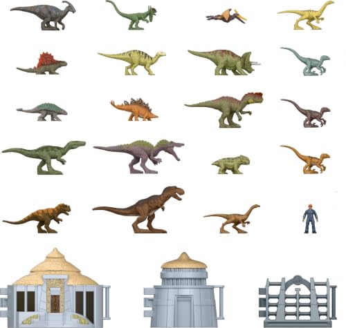 Dinosaur Toy Advent Calendar - 24 Day Holiday Countdown with Mini Figures