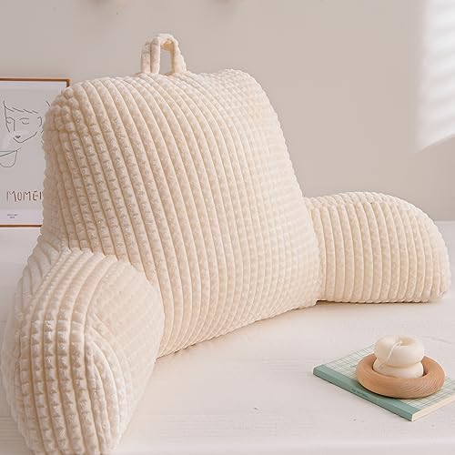 Deluxe 18.5" Bed Wedge Reading Pillow with Arms for Support