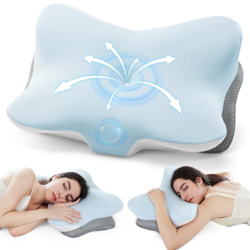 Ergonomic Memory Foam Cervical Neck Pillow for Pain Relief