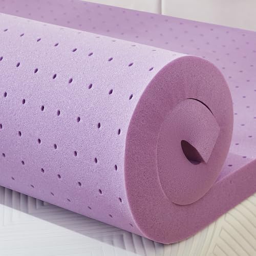 Cooling Gel Memory Foam Mattress Topper for Pressure Relief - Twin